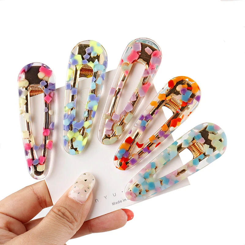 2020 Girl Lepard Colorful Hairpin Maiden Pattern Acrylic Simple Fringe Cilp Teenager Resin Geometric Hair Accessories
2020 Girl Lepard Colorful Hairpin Maiden Pattern Acrylic Simple Fringe Cilp Teenager Resin Geometric Hair Accessories
