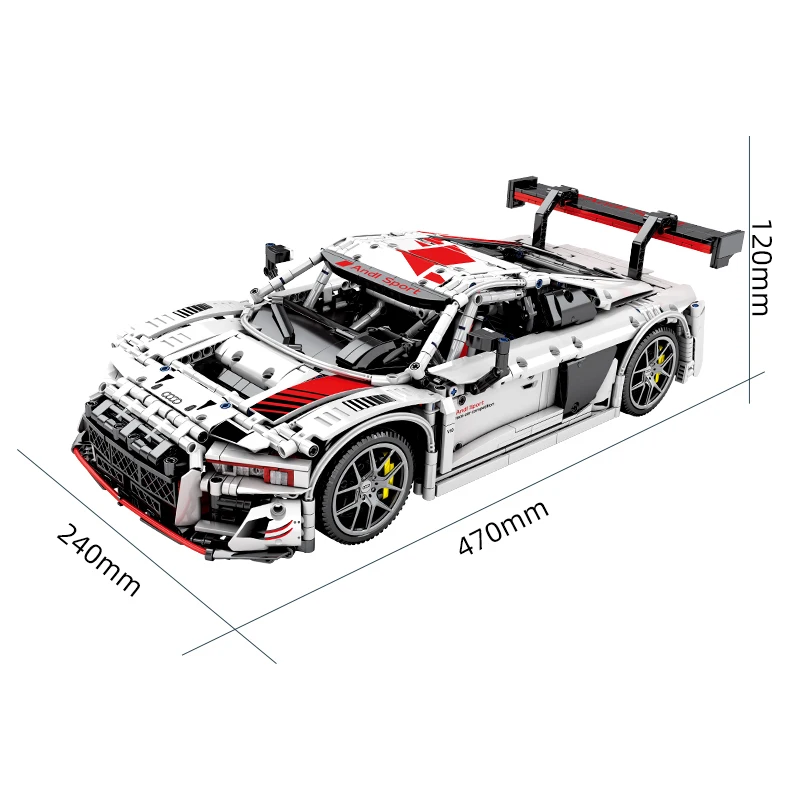 2768PCS High-Tech 1:10 Super Race Car Building Blocks Technical Speed Racing MOC Model DIY Bricks Kids Toys For Boyfriend Gift
2768PCS High-Tech 1:10 Super Race Car Building Blocks Technical Speed Racing MOC Model DIY Bricks Kids Toys For Boyfriend Gift