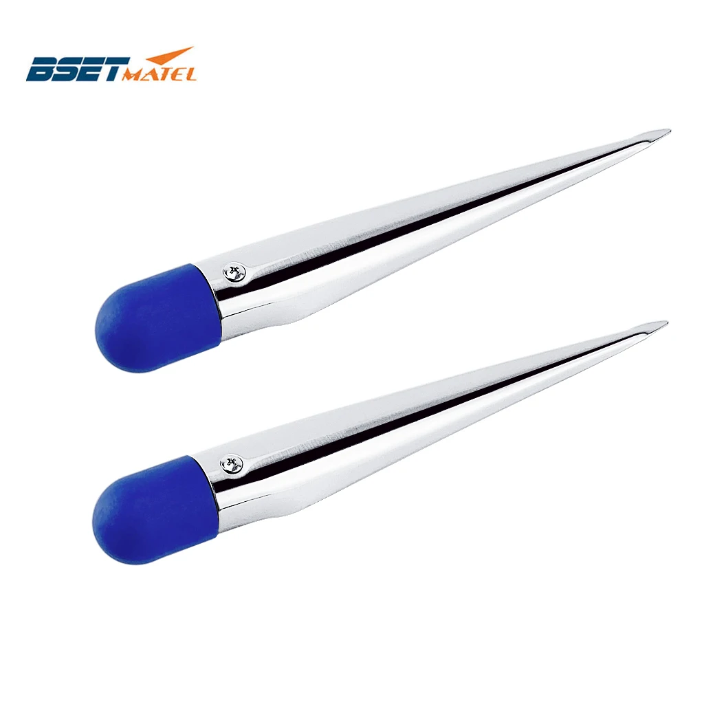2X Rope Splicing Fid Spike StainlessSteel304 Rope Splicing Spike Fid With Nylon Handle Yacht Boat Accessory Handle Strand Rigger
2X Rope Splicing Fid Spike StainlessSteel304 Rope Splicing Spike Fid With Nylon Handle Yacht Boat Accessory Handle Strand Rigger