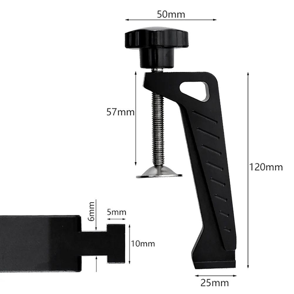 Fixing Clip Aluminium Alloy Clamp For Woodworking Fence 45 Type T-Track Slot Clips For Work Holding Positioning And Fixturing 
Fixing Clip Aluminium Alloy Clamp For Woodworking Fence 45 Type T-Track Slot Clips For Work Holding Positioning And Fixturing