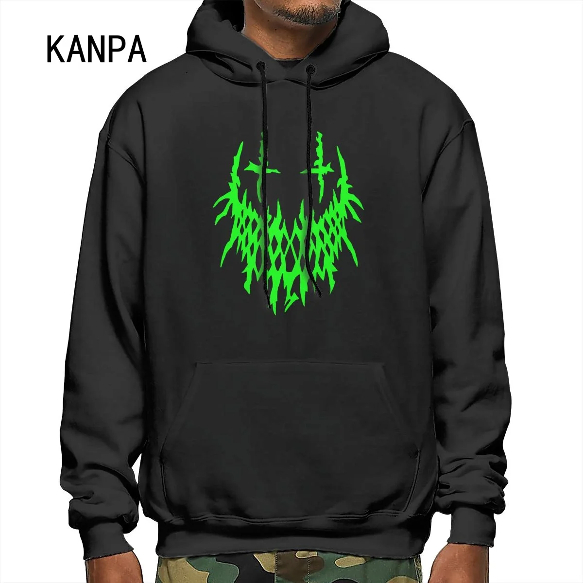 Fashion Hip-hop Men's Hoodies Funny Anime Personality Pattern Print Green Little Monsters Hoody Men Workout Top Sweatshirts
Fashion Hip-hop Men's Hoodies Funny Anime Personality Pattern Print Green Little Monsters Hoody Men Workout Top Sweatshirts