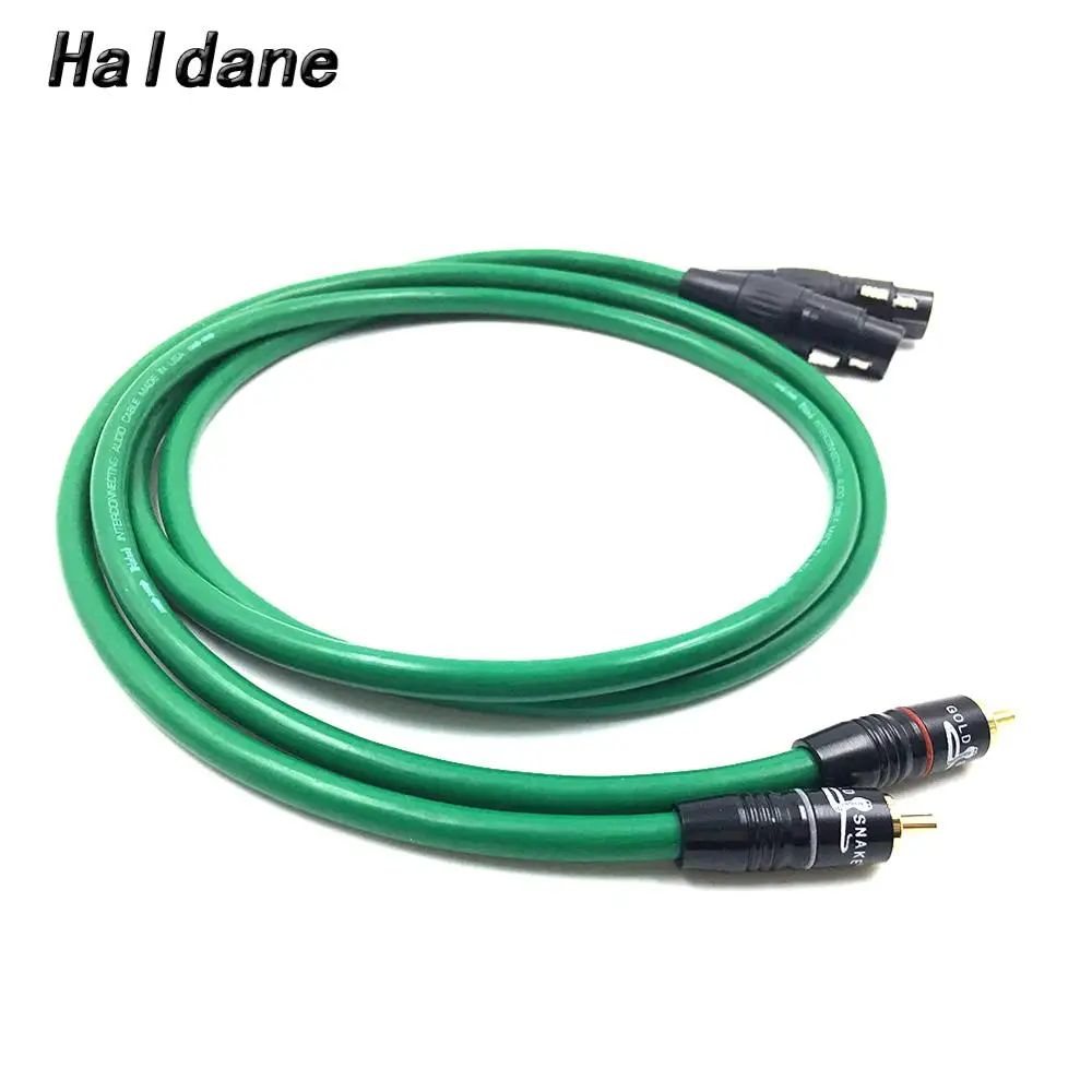Haldane Pair Type-SNAKE-1 RCA to XLR Balacned Audio Cable RCA Male to XLR Female Interconnect Cable with MCINTOSH USA-Cable
Haldane Pair Type-SNAKE-1 RCA to XLR Balacned Audio Cable RCA Male to XLR Female Interconnect Cable with MCINTOSH USA-Cable