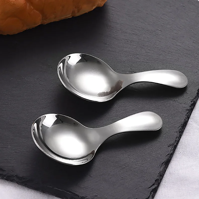 1 шт. ложки из нержавеющей стали, посуда с короткой ручкой, Корейская столовая ложка, столовая чайная ложка, Детская десертная ложка для риса/...
1 шт. ложки из нержавеющей стали, посуда с короткой ручкой, Корейская столовая ложка, столовая чайная ложка, Детская десертная ложка для риса/...