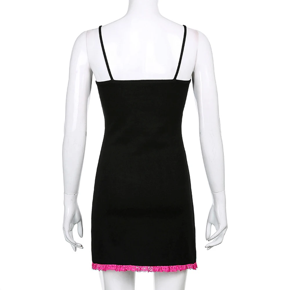 Missnight Mini Black Dress Sling Backless Knitted Bodycon Dresses Ruffles Sweet Bodycon Sleeveless Summer Dress 2021 Streetwear
Missnight Mini Black Dress Sling Backless Knitted Bodycon Dresses Ruffles Sweet Bodycon Sleeveless Summer Dress 2021 Streetwear