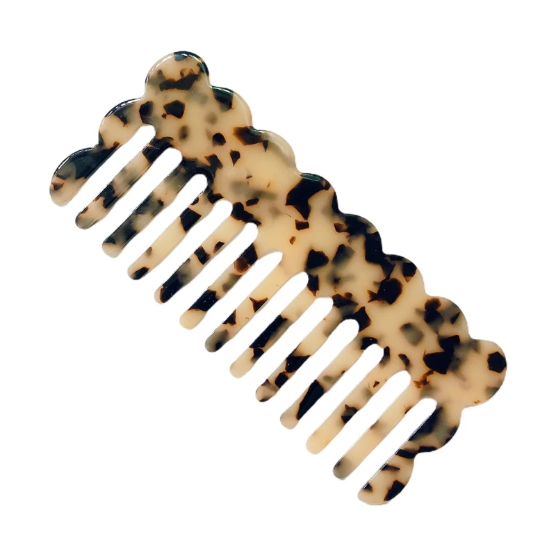 H7JC Cellulose Acetate Wide Tooth Pocket Hair Comb Colorful Marble Stone Leopard Print Wavy Trim Hairbush Hairdressing Tools
H7JC Cellulose Acetate Wide Tooth Pocket Hair Comb Colorful Marble Stone Leopard Print Wavy Trim Hairbush Hairdressing Tools