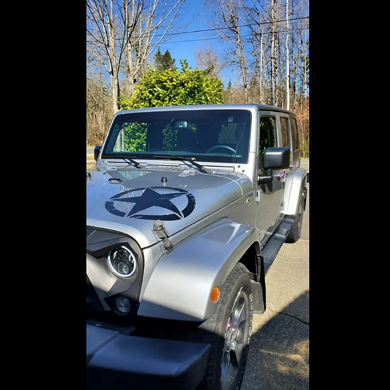 Oscar Mike Freedom Edition Army Star Sticker Decal for JEEP Wrangler and All Other 4x4 Models Accessories Decoration9cm*9cm
Oscar Mike Freedom Edition Army Star Sticker Decal for JEEP Wrangler and All Other 4x4 Models Accessories Decoration9cm*9cm