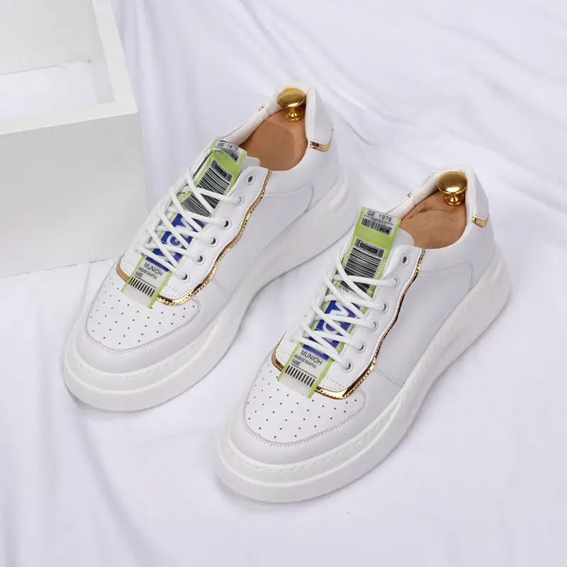 Summer Tide Shoes 2021 New Korean Style Casual White Shoes Men's Versatile Breathable Height Increasing Insole Shoes
Summer Tide Shoes 2021 New Korean Style Casual White Shoes Men's Versatile Breathable Height Increasing Insole Shoes