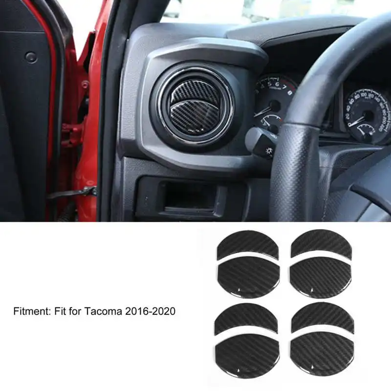 Carbon Fiber Style Air Conditioning Vent Trim Cover Inner Decor Fit for Toyota Tacoma 2016-2020 New
Carbon Fiber Style Air Conditioning Vent Trim Cover Inner Decor Fit for Toyota Tacoma 2016-2020 New