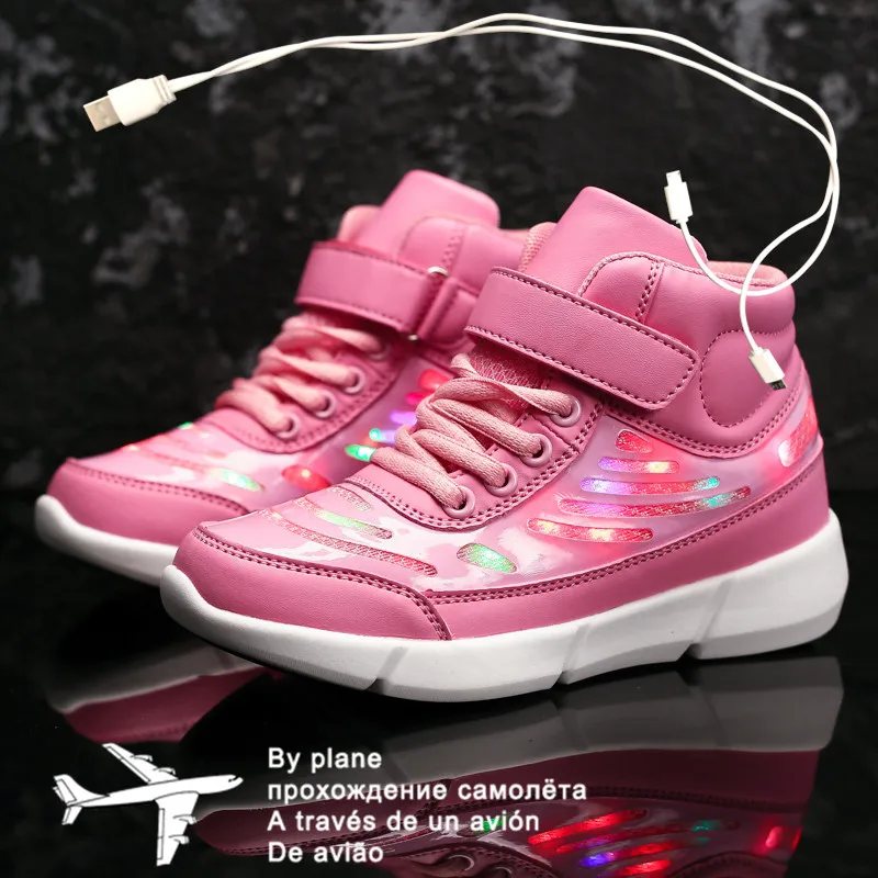 Size 25-37 Kids Led USB Recharge Glowing Shoes Children's Hook Loop Shoes Children's Glowing Sneakers Kids Led Luminous Shoes
Size 25-37 Kids Led USB Recharge Glowing Shoes Children's Hook Loop Shoes Children's Glowing Sneakers Kids Led Luminous Shoes