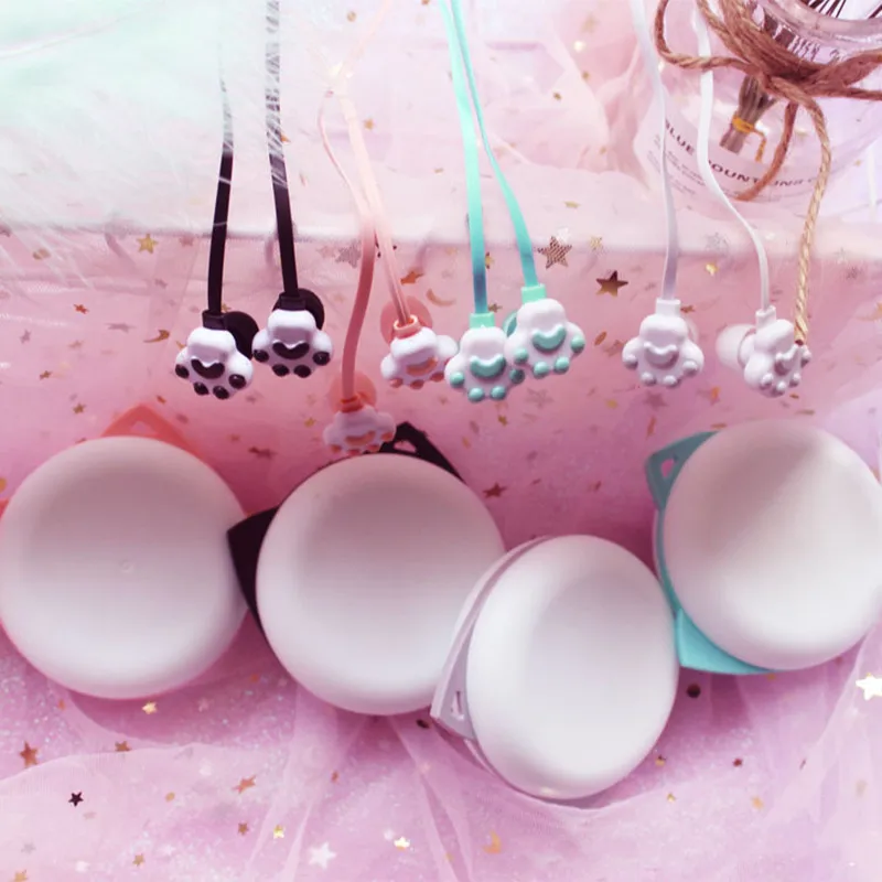 Childs Earphone New Lovely Cute Cartoon Cat Paw 3.5mm In-ear Earphone with Rotate Case with Microphone for IPhone Samsung Xiaomi
Childs Earphone New Lovely Cute Cartoon Cat Paw 3.5mm In-ear Earphone with Rotate Case with Microphone for IPhone Samsung Xiaomi
