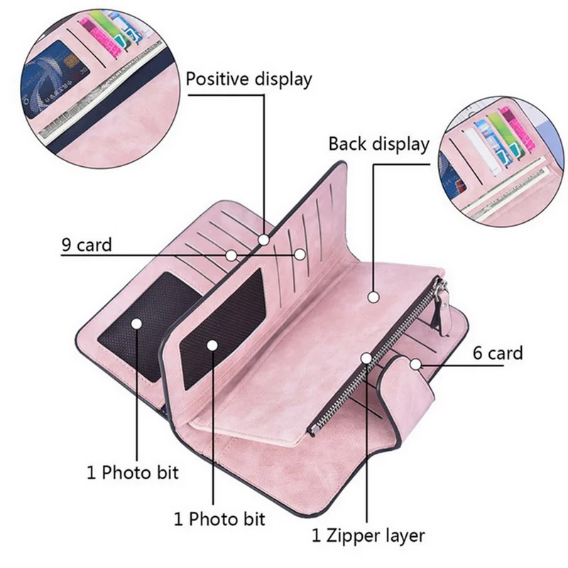 Luxury Designer Women's Wallet 2021 New Long Three-fold Multi-card Position Clutch Female Multi-function Coin Purse Card Holder
Luxury Designer Women's Wallet 2021 New Long Three-fold Multi-card Position Clutch Female Multi-function Coin Purse Card Holder