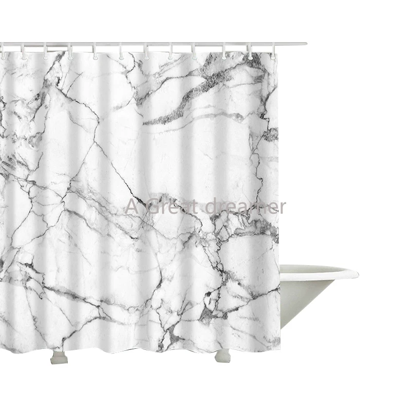 Marble Pattern Bath Curtain Waterproof Shower Curtains 3D Geometric Bath Screen Printed Curtain For Bathroom Gift
Marble Pattern Bath Curtain Waterproof Shower Curtains 3D Geometric Bath Screen Printed Curtain For Bathroom Gift