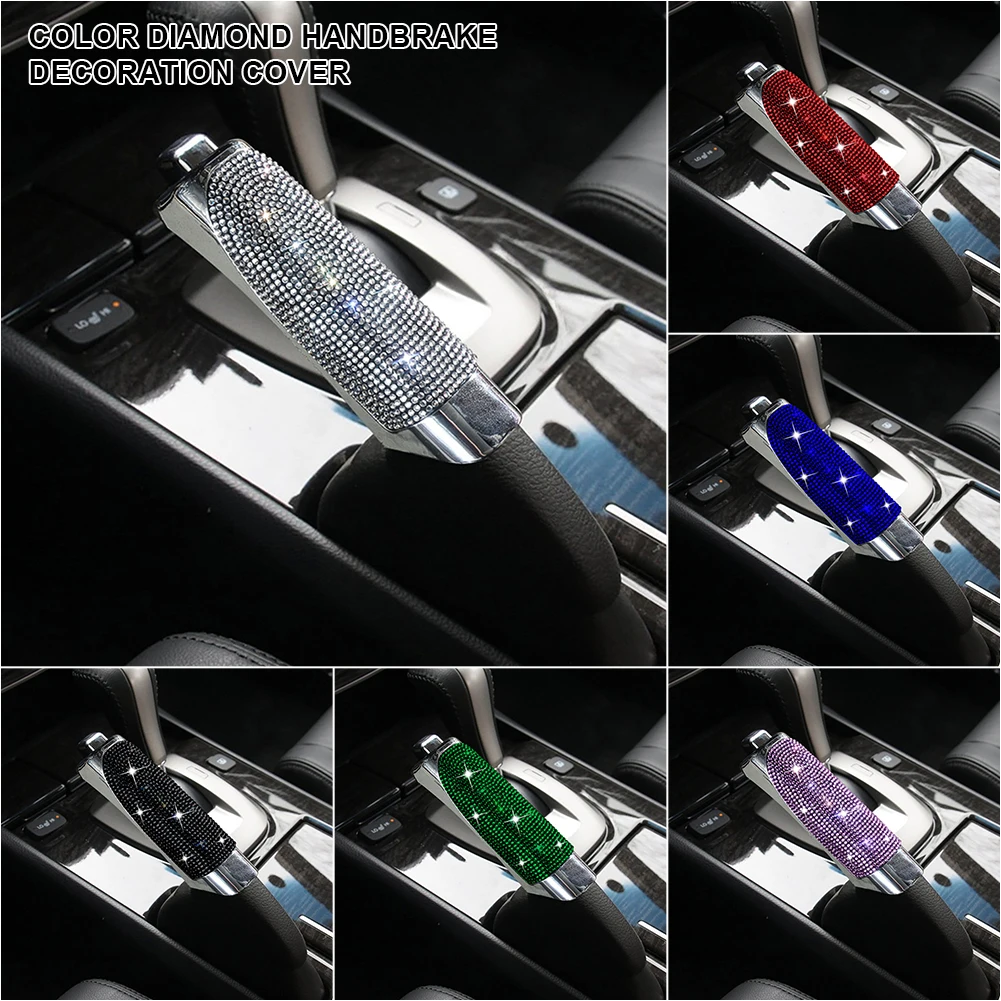 Universal Bling Car Handbrake Cover Shiny Crystal Rhinestones Decoration Protective Case Interior Accessories for Women Girl
Universal Bling Car Handbrake Cover Shiny Crystal Rhinestones Decoration Protective Case Interior Accessories for Women Girl