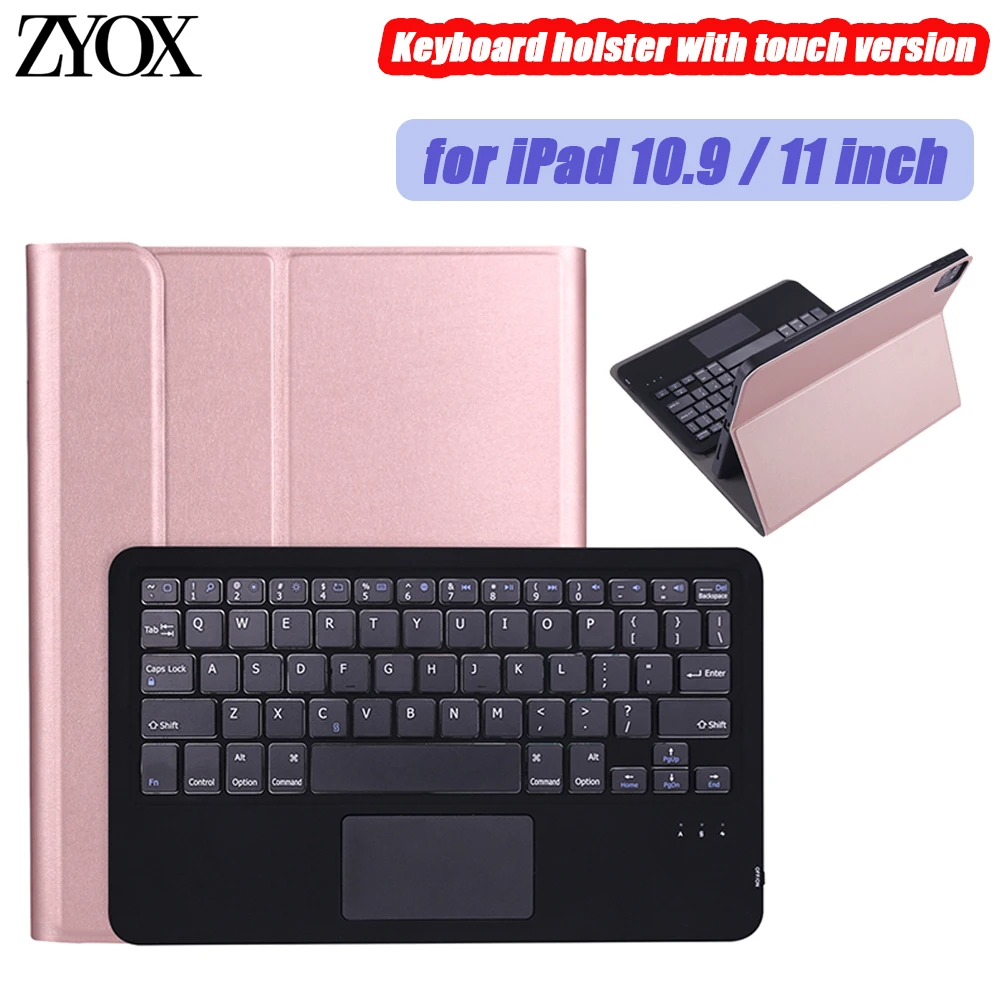 Wireless Bluetooth 3.0 Keyboard Touchpad Ultra-Thin Cover For Apple iPad Air 4 10.9 Inch Pro 11 2020 2018 TPU Case With Pen Slot 
Wireless Bluetooth 3.0 Keyboard Touchpad Ultra-Thin Cover For Apple iPad Air 4 10.9 Inch Pro 11 2020 2018 TPU Case With Pen Slot