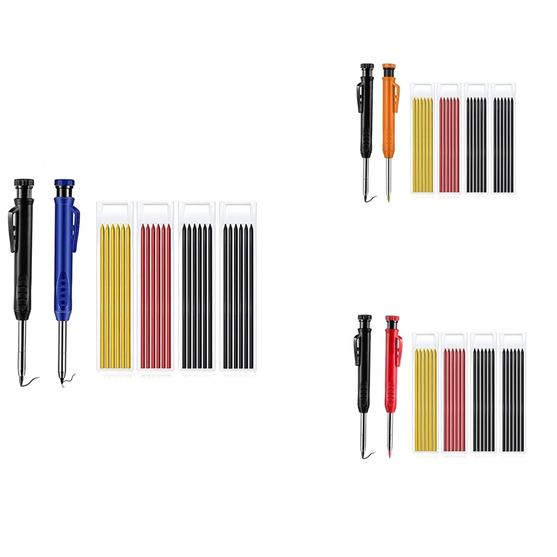 Solid Carpenter Pencil 2 Carpenter Pencils 24 Mechanical Pencil Refill Construction Woodworking Marker For Architect
Solid Carpenter Pencil 2 Carpenter Pencils 24 Mechanical Pencil Refill Construction Woodworking Marker For Architect