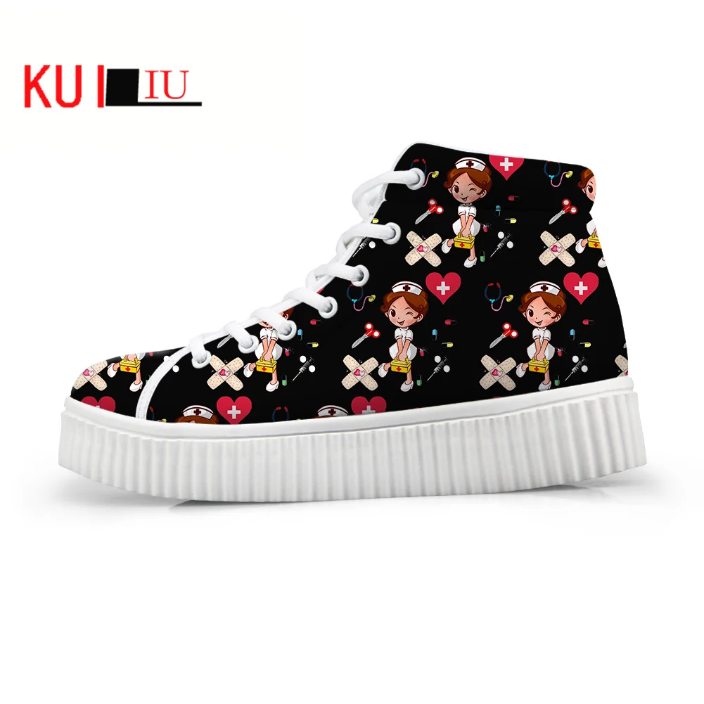 Fashion Personality Canvas Shoes Female Nurse Medical Printing Thick Sole Shoes Height Increasing Shoes Casual Women's Shoes
Fashion Personality Canvas Shoes Female Nurse Medical Printing Thick Sole Shoes Height Increasing Shoes Casual Women's Shoes