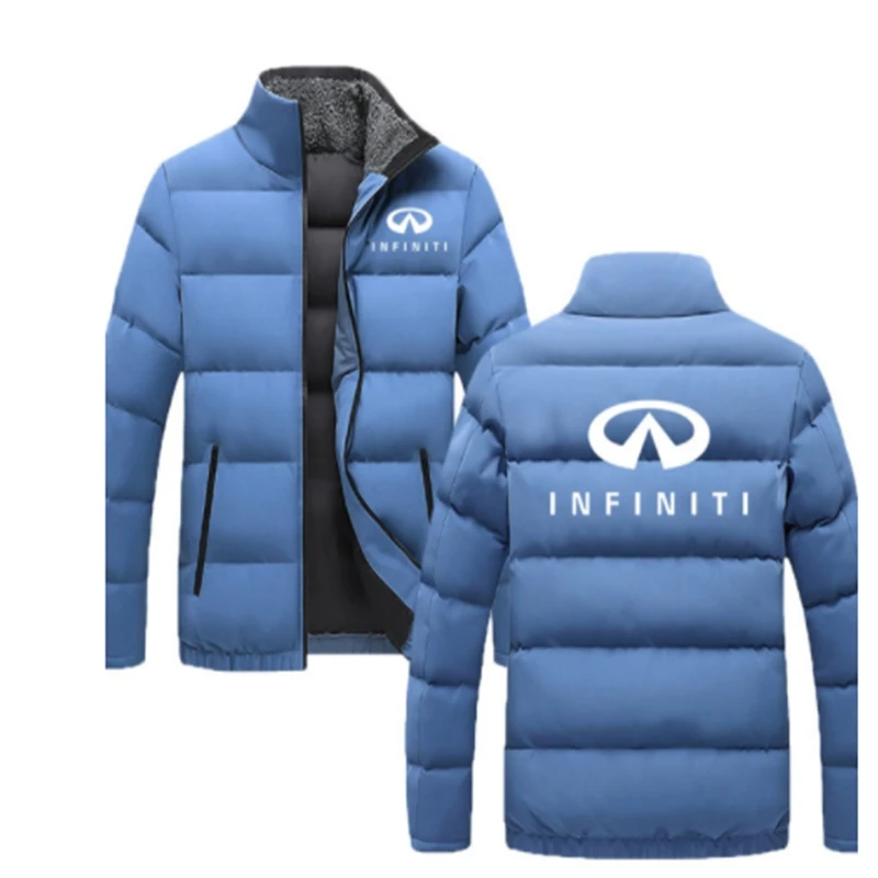 NEW Men Winter Jackets Outerwear Warm Coats INFINITI logo print Men collar Thicker Winter zipper Jackets N
NEW Men Winter Jackets Outerwear Warm Coats INFINITI logo print Men collar Thicker Winter zipper Jackets N