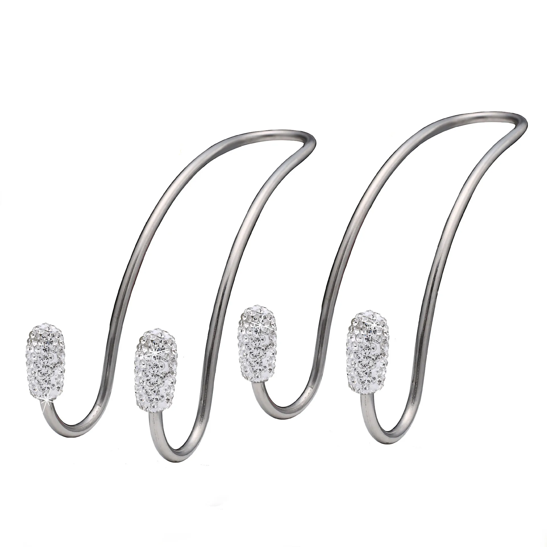 2 Pcs Diamond Car Seat Hooks Metal Headrest Hanger Bag Holder Clips Multifunction Crystal Auto Seat Back Hooks For Car Organizer
2 Pcs Diamond Car Seat Hooks Metal Headrest Hanger Bag Holder Clips Multifunction Crystal Auto Seat Back Hooks For Car Organizer