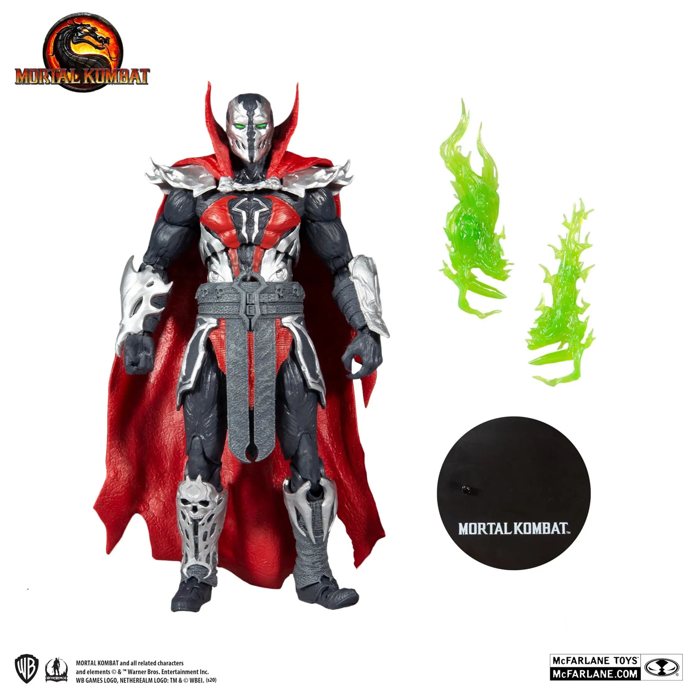 Оригинальные экшн-фигурки McFarlane 4 цвета Mortal Kombat Spawn игрушки 17 см | Игрушки и хобби