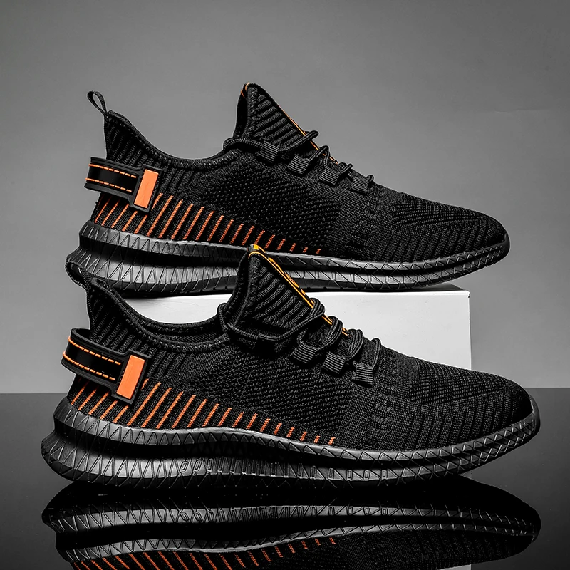 Super light large cross-border popular cold sticky MD bottom flying woven men's shoes 39-47 
Super light large cross-border popular cold sticky MD bottom flying woven men's shoes 39-47