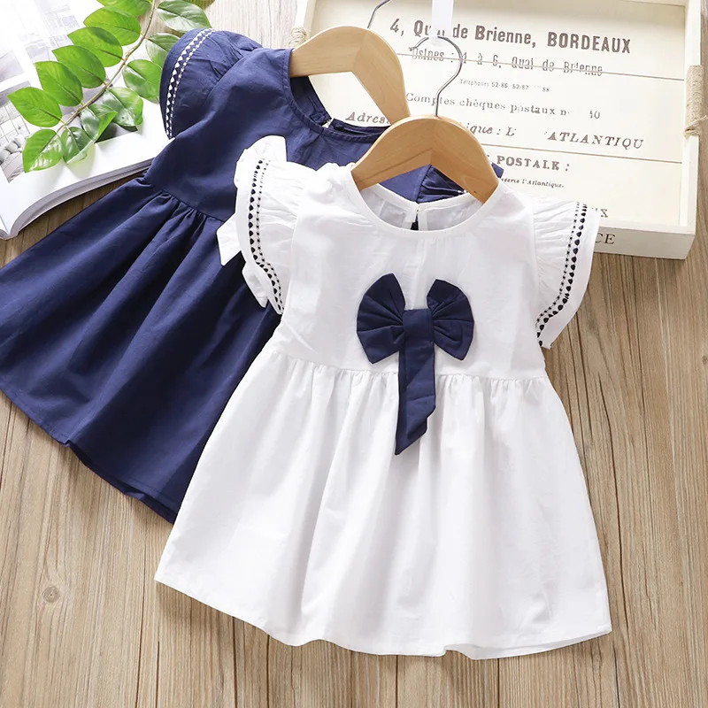 Одежда для новорожденных девочек летнее Хлопковое платье костюм одежда малышей