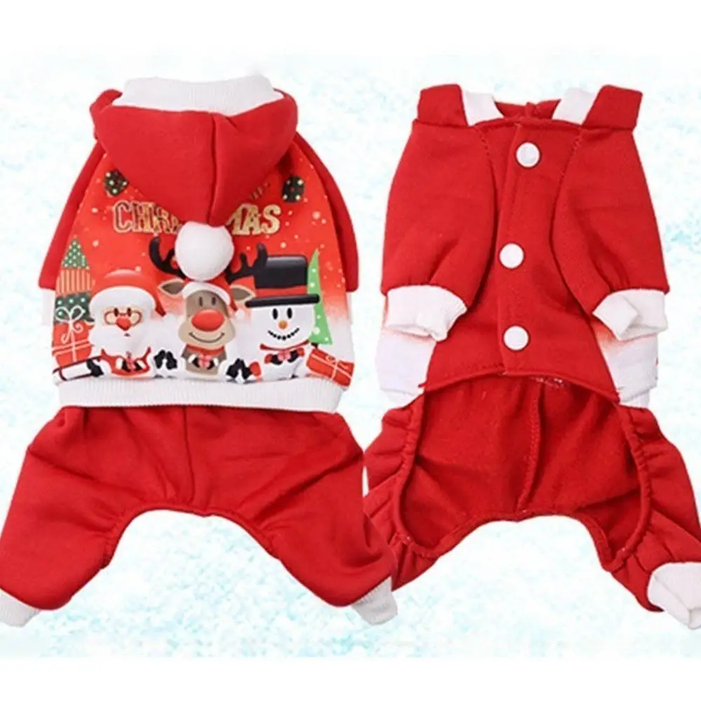 Christmas Pet Dog Cat Clothes Santa navidad Costume Christmas Clothes for Small Dogs Winter Dog Hooded Coat Jackets Clothing
Christmas Pet Dog Cat Clothes Santa navidad Costume Christmas Clothes for Small Dogs Winter Dog Hooded Coat Jackets Clothing
