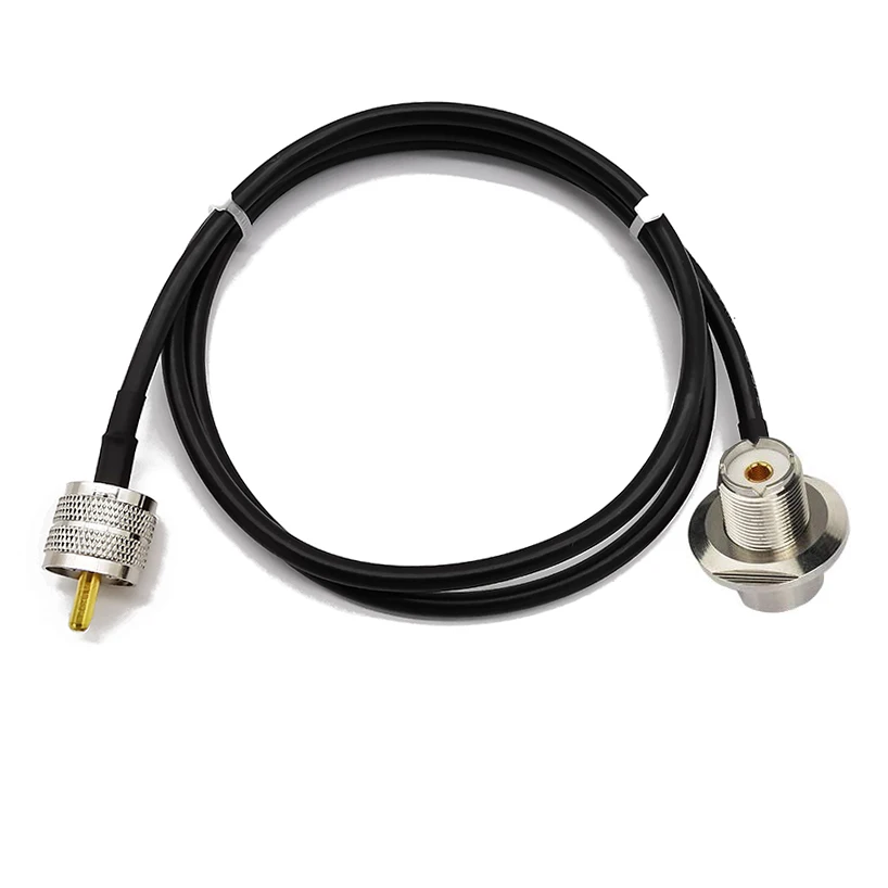 UHF Male Female LMR195 Cable Antenna Coax Cable SO239 Male to PL259 Female Right Angle Car Radio Extension Cable
UHF Male Female LMR195 Cable Antenna Coax Cable SO239 Male to PL259 Female Right Angle Car Radio Extension Cable