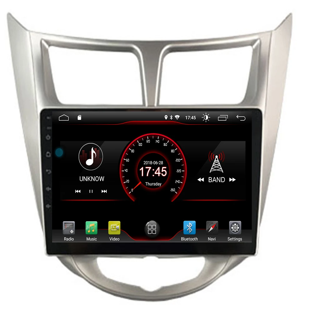 Новое поступление! Android 10 2.5D автомобильный dvd для Solaris Accent Verna 2011 2016 Мультимедиа GPS
