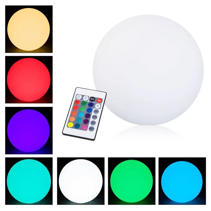 Waterproof Garden Ball LED Lights Outdoor Lawn Lamps Rechargeable Christmas Party RGB Landscape Swimming Pool Floating Lighting
Waterproof Garden Ball LED Lights Outdoor Lawn Lamps Rechargeable Christmas Party RGB Landscape Swimming Pool Floating Lighting
