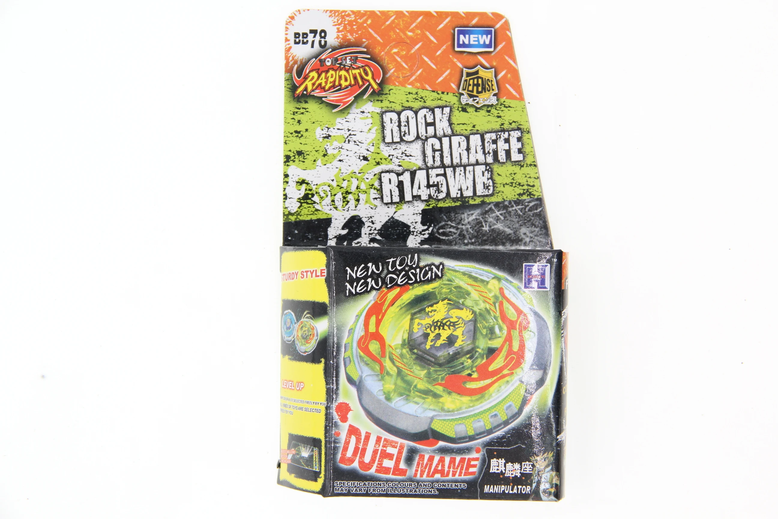 B-X TOUPIE BURST BEYBLADE SPINNING TOP Metal Fusion Toupie BB-78 Rock Zurafa Giraffe R145WB DropShipping
B-X TOUPIE BURST BEYBLADE SPINNING TOP Metal Fusion Toupie BB-78 Rock Zurafa Giraffe R145WB DropShipping