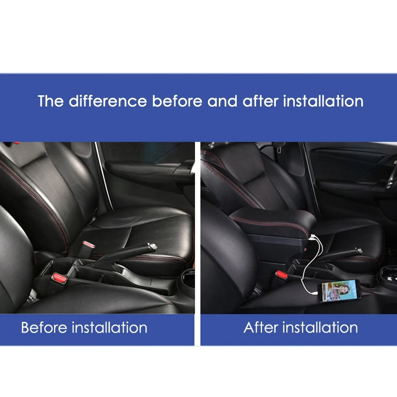Car Armrest Box Storage Accessories Interior with USB for Hyundai SOLARIS Armrest 2010-2016
Car Armrest Box Storage Accessories Interior with USB for Hyundai SOLARIS Armrest 2010-2016