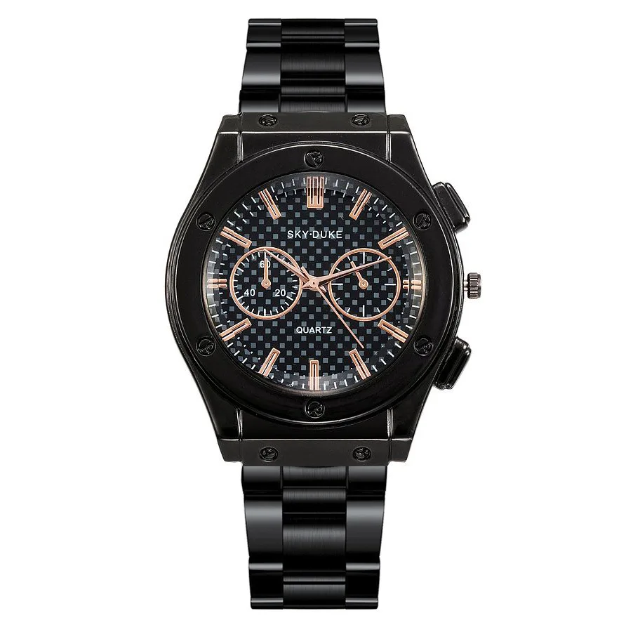 Men's Watch Fashion Simple Black Blue Gold Luxury Steel Mechanical Watch Wrist Clock Retro Quartz Watch
Men's Watch Fashion Simple Black Blue Gold Luxury Steel Mechanical Watch Wrist Clock Retro Quartz Watch