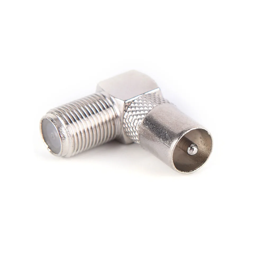 1/2pcs Aluminium Alloy 90 Degree Right Angled TV Aerial Antenna Plug Connector Adapter Plug To Socket Coax Cable RF Coaxial
1/2pcs Aluminium Alloy 90 Degree Right Angled TV Aerial Antenna Plug Connector Adapter Plug To Socket Coax Cable RF Coaxial