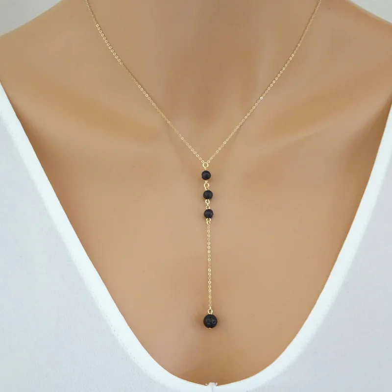 Long Necklace Chain Women Necklaces Jewelry Black Beads Tassel Lady Silver Color TRENDY Aesthetic Collares Collier
Long Necklace Chain Women Necklaces Jewelry Black Beads Tassel Lady Silver Color TRENDY Aesthetic Collares Collier