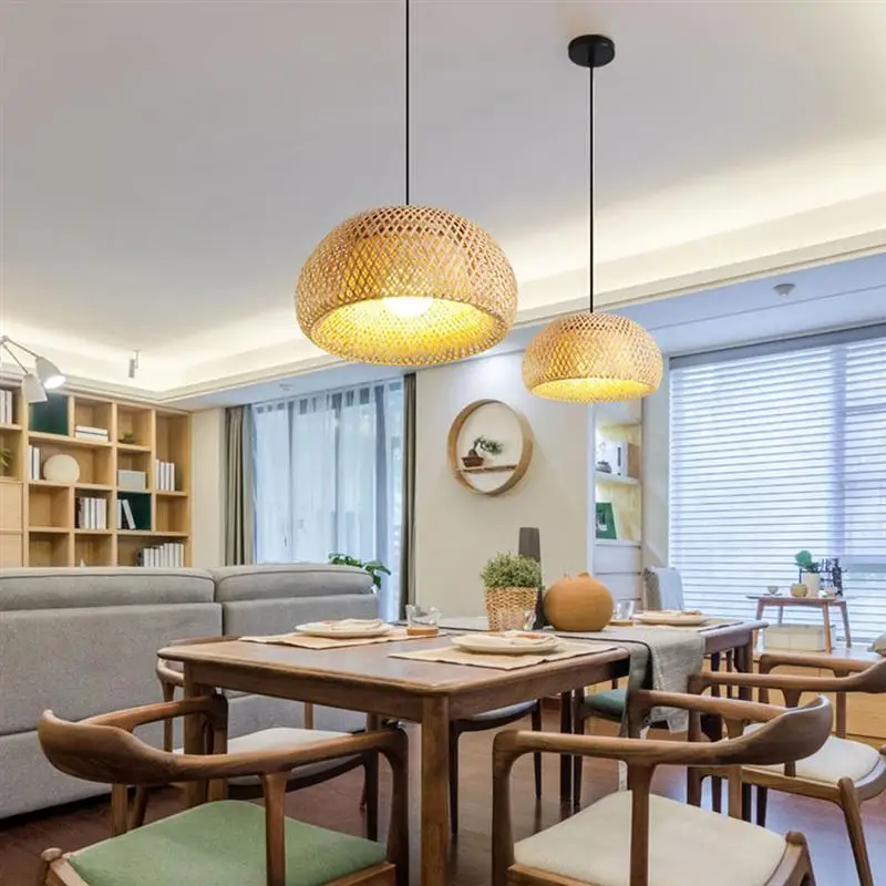 1 Pc Bamboo Weaving Droplight Elegant Living Room Lamp With Light Source Rattan Art, Bamboo Art, Lighting, Wood Art Chandelier
1 Pc Bamboo Weaving Droplight Elegant Living Room Lamp With Light Source Rattan Art, Bamboo Art, Lighting, Wood Art Chandelier