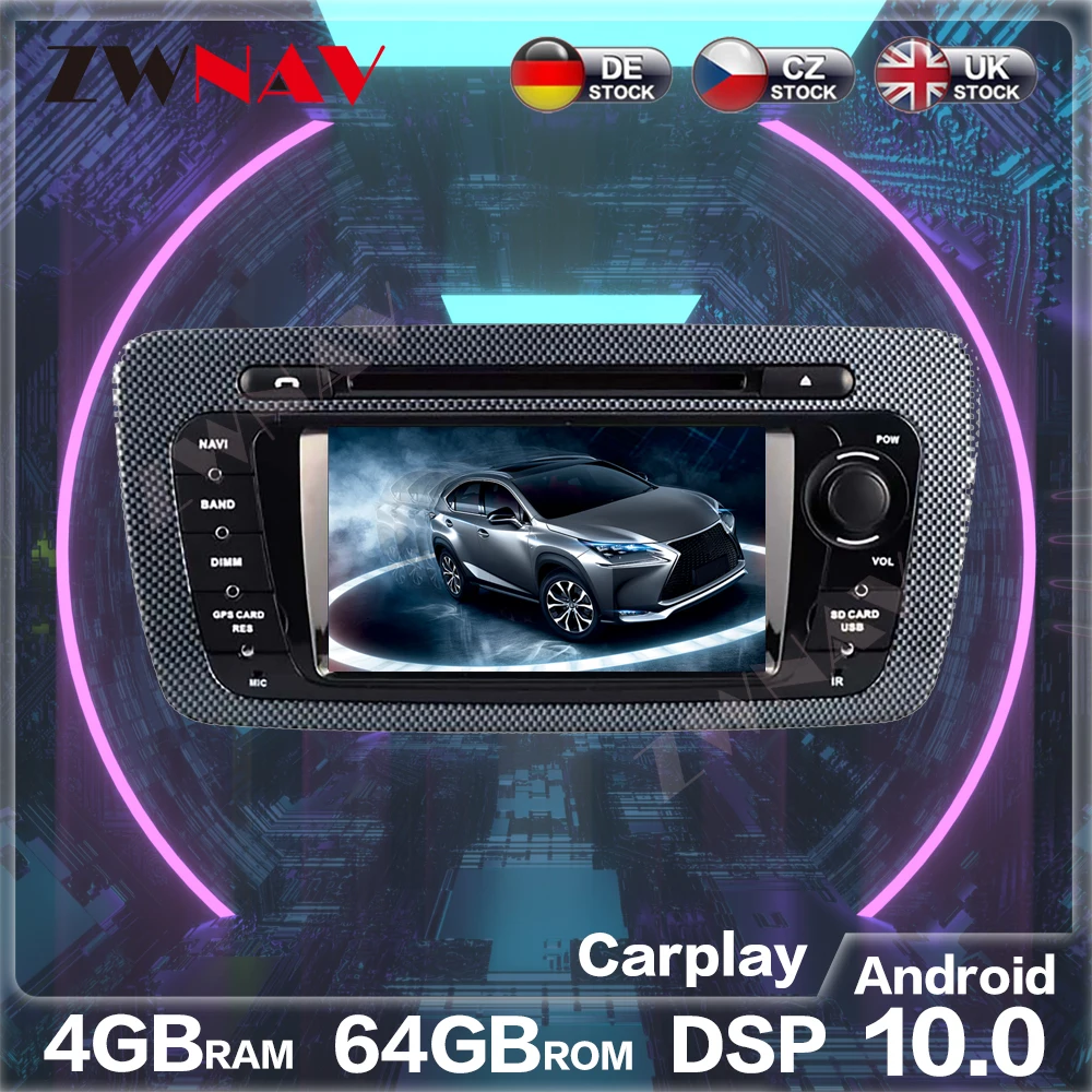 Android10 Octa Core Car DVD Player Multimedia Player GPS Navigation For SEAT IBIZA 2009-2013 Auto Radio Head Unit ISP Screen DSP
Android10 Octa Core Car DVD Player Multimedia Player GPS Navigation For SEAT IBIZA 2009-2013 Auto Radio Head Unit ISP Screen DSP