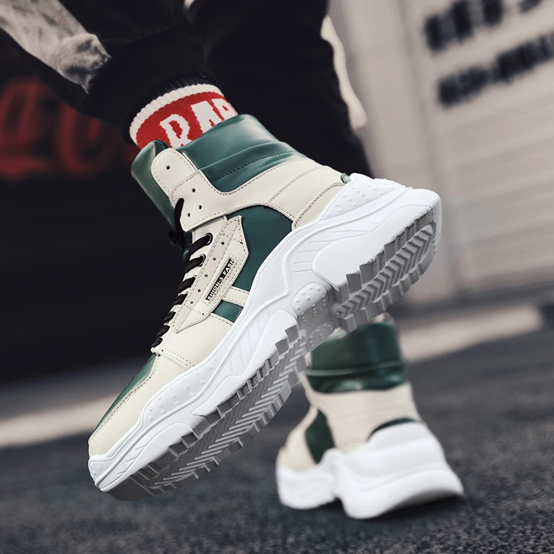 Zapatos Casuales Para Hombre De Cuero Casual Sneaker Shoes Men Leather Man Spring Sports Mens High Top Fashion Hot Sale Hightop
Zapatos Casuales Para Hombre De Cuero Casual Sneaker Shoes Men Leather Man Spring Sports Mens High Top Fashion Hot Sale Hightop