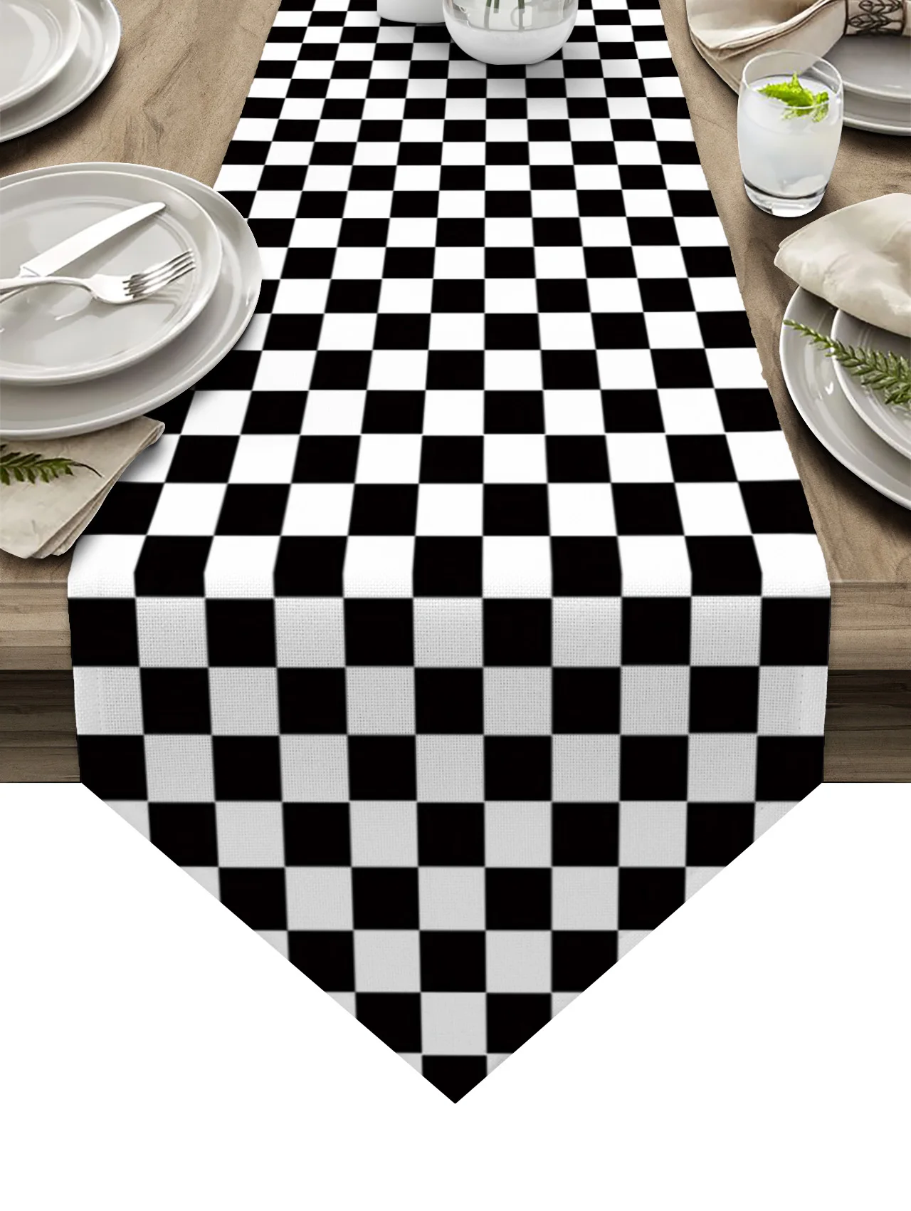 Black And White Checkered Simple Plaid Table Runner Christmas Decorations for Home Table Cloth for Wedding Party Home Decor
Black And White Checkered Simple Plaid Table Runner Christmas Decorations for Home Table Cloth for Wedding Party Home Decor