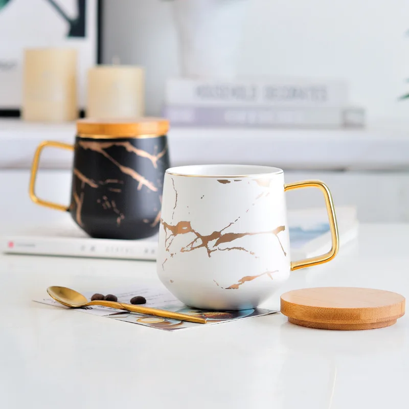 Nordic Ceramic Coffee Cup Mark Cup Marbling Household Water Cup Breakfast Cup with Cover Spoon Creative Cup Dish
Nordic Ceramic Coffee Cup Mark Cup Marbling Household Water Cup Breakfast Cup with Cover Spoon Creative Cup Dish