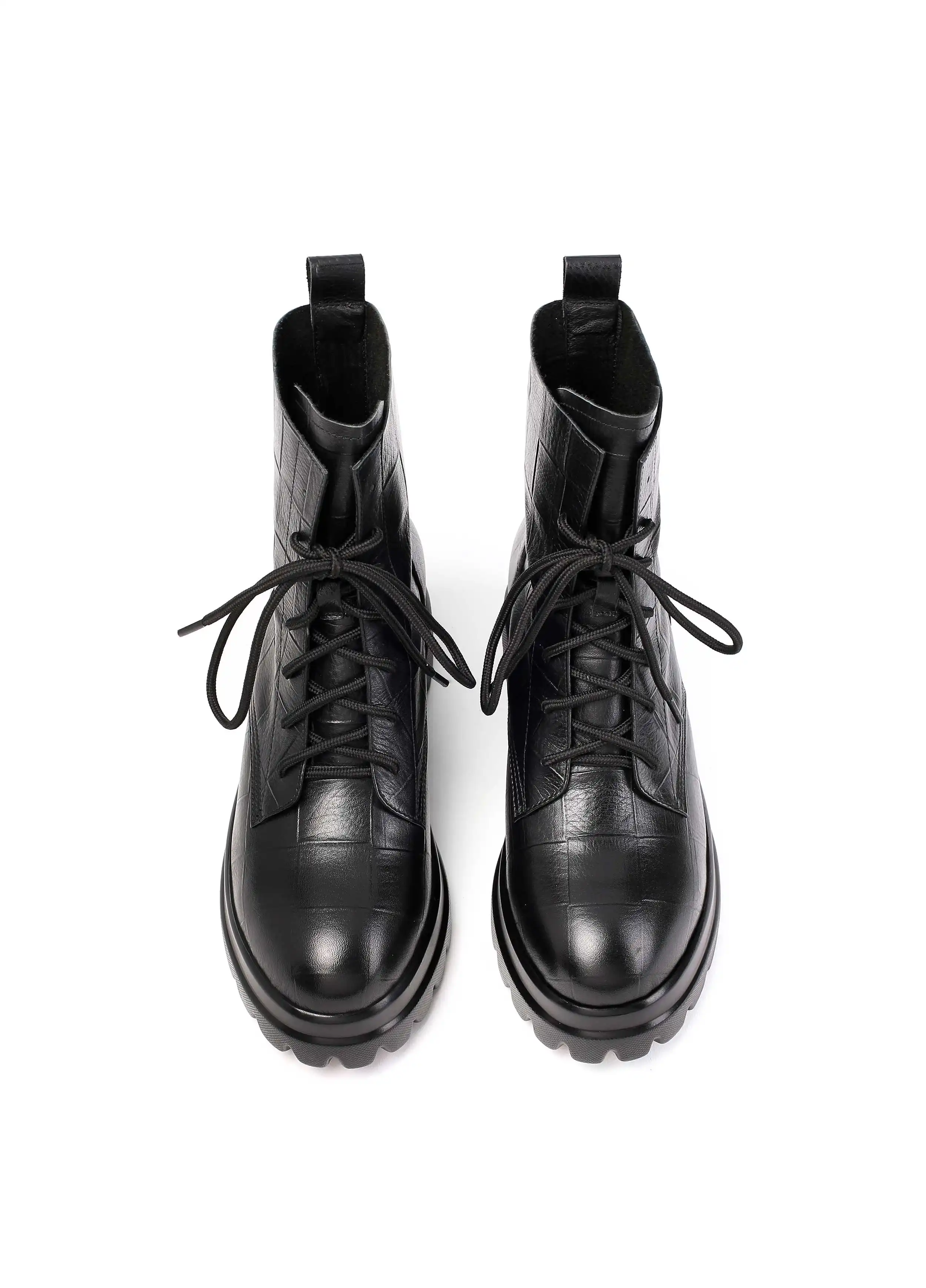 Lenkisen genuine leather preppy style thick bottom boots round toe high heels lace up fashion winter warm women ankle boots L1f1
Lenkisen genuine leather preppy style thick bottom boots round toe high heels lace up fashion winter warm women ankle boots L1f1