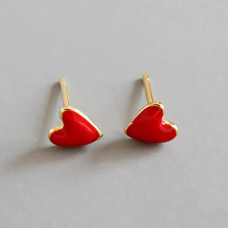 Ladies Red Peach Heart Shaped Water Drop Earring Heart S925 Silver Color Earring Fashion Glamour Girl Silver Color Jewelry
Ladies Red Peach Heart Shaped Water Drop Earring Heart S925 Silver Color Earring Fashion Glamour Girl Silver Color Jewelry