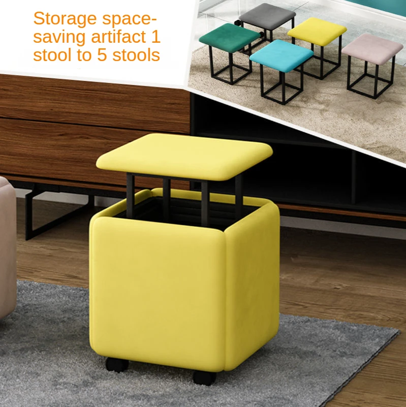 Storage Stool Multifunctional Rubik's Cube Combination Stool Five In One Sofa Ottoman Living Room Home Square Net Red Stool
Storage Stool Multifunctional Rubik's Cube Combination Stool Five In One Sofa Ottoman Living Room Home Square Net Red Stool