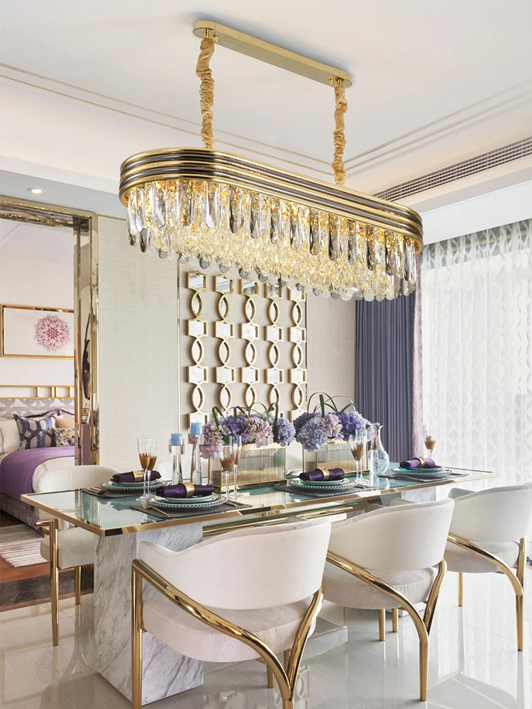 Postmodern light luxury chandelier living room dining room bedroom study simple Hong Kong style crystal lamp
Postmodern light luxury chandelier living room dining room bedroom study simple Hong Kong style crystal lamp