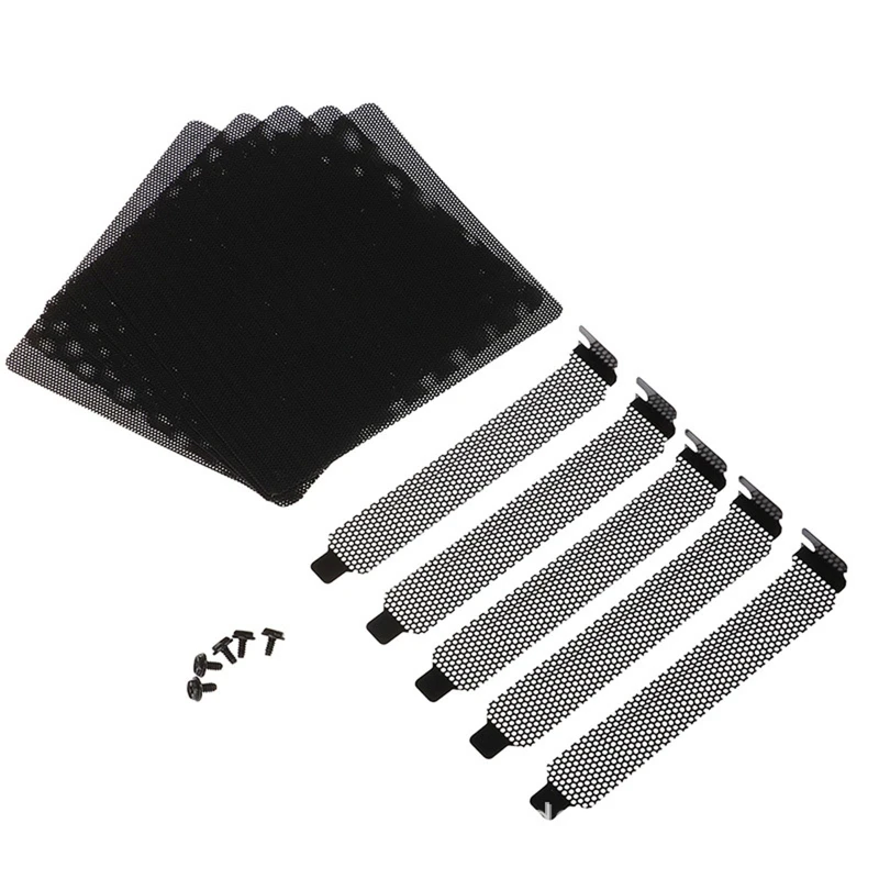 5Pcs/lot 12cm PVC Computer Case Fan Dust Filter Hard Steel Dustproof Mesh Cover Black with Bracket Baffles Screws Set
5Pcs/lot 12cm PVC Computer Case Fan Dust Filter Hard Steel Dustproof Mesh Cover Black with Bracket Baffles Screws Set