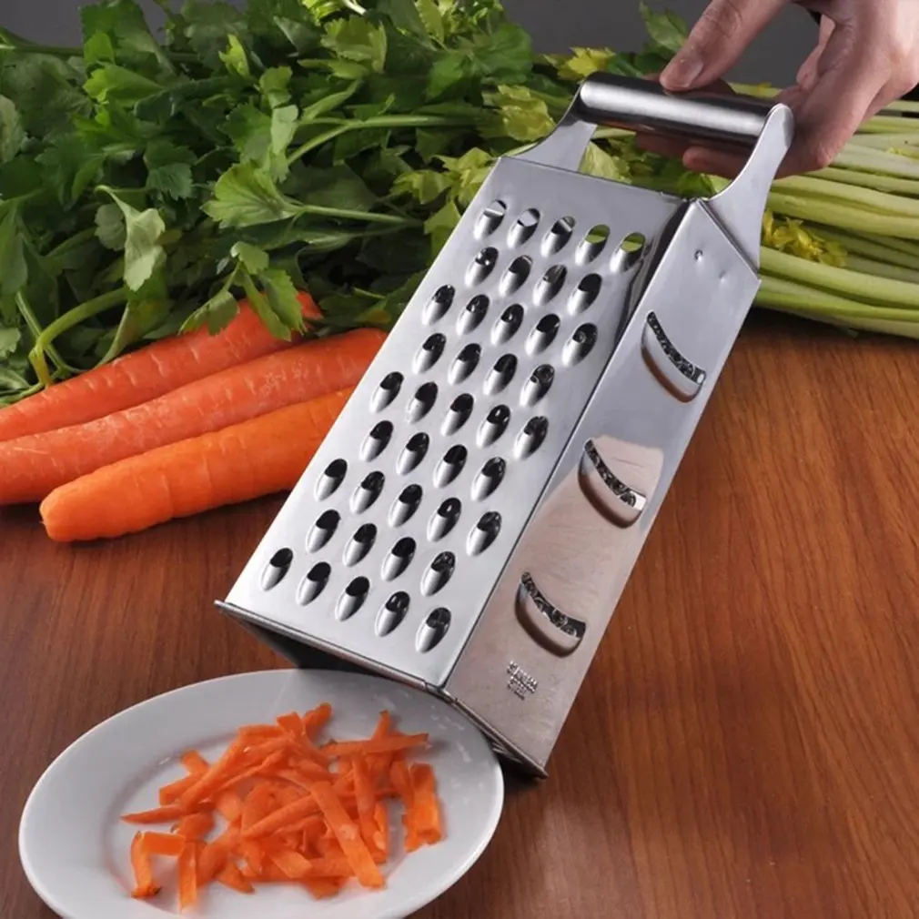 Multifunctional Vertical Combination Planer Stainless Steel Heavy-Duty Cheese Grater 4-Sided Box Grater
Multifunctional Vertical Combination Planer Stainless Steel Heavy-Duty Cheese Grater 4-Sided Box Grater