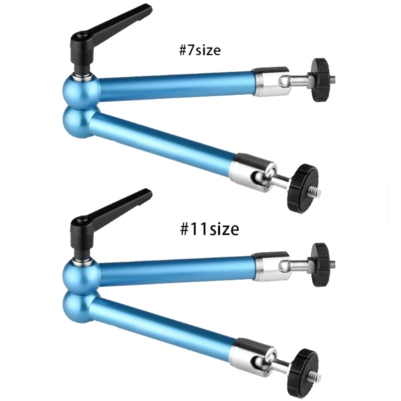 7"/11'' Magical Arm, Adjustable Articulating Friction Arm with 1/4'' Screw Cold Shoe Mount for DSLR Camera Rig/LED Light
7"/11'' Magical Arm, Adjustable Articulating Friction Arm with 1/4'' Screw Cold Shoe Mount for DSLR Camera Rig/LED Light