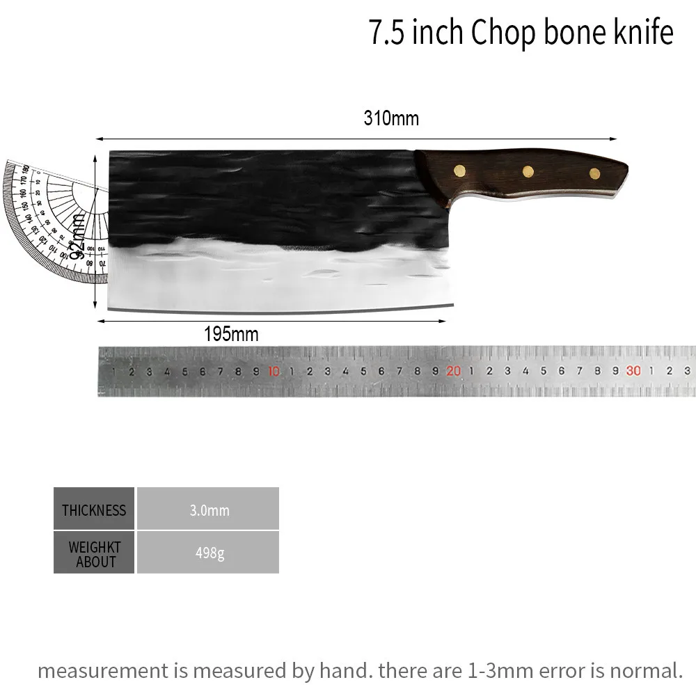 Sowoll Pro Chopping Knife Chef 5Cr15mov Stainless Steel Forged Cleaver Meat Slicing Cutting Cooking Knife With Pakka Wood Handle
Sowoll Pro Chopping Knife Chef 5Cr15mov Stainless Steel Forged Cleaver Meat Slicing Cutting Cooking Knife With Pakka Wood Handle