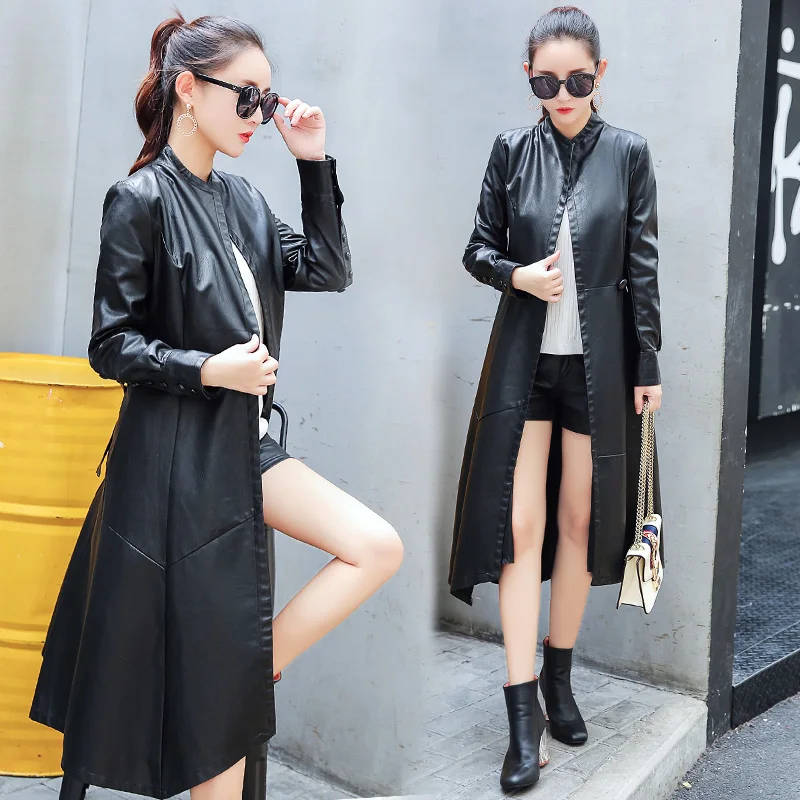 Faux Leather Coat Women Plus Size Long Leather Trench Coat For Women 2021 Autumn Winter Belt Long Sleeve Fashion
Faux Leather Coat Women Plus Size Long Leather Trench Coat For Women 2021 Autumn Winter Belt Long Sleeve Fashion