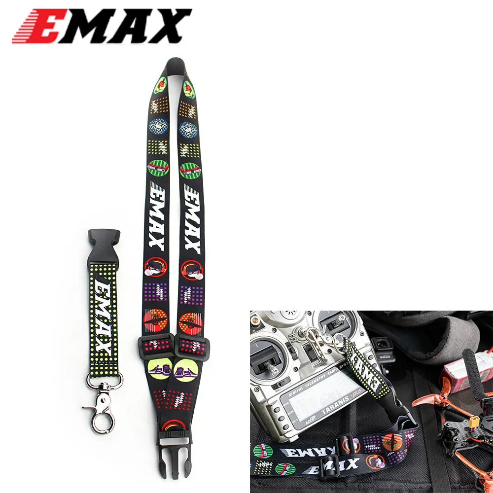 Emax Adjustable Carrying Remote Transmitter Neck Strap for FPV Racing Drone RC Airplane
Emax Adjustable Carrying Remote Transmitter Neck Strap for FPV Racing Drone RC Airplane