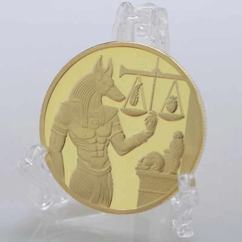 Ancient Egyptian Pharaoh Commemorative Coin Grim Reaper Anubis Commemorative Coin Gold Coin COPY
Ancient Egyptian Pharaoh Commemorative Coin Grim Reaper Anubis Commemorative Coin Gold Coin COPY
